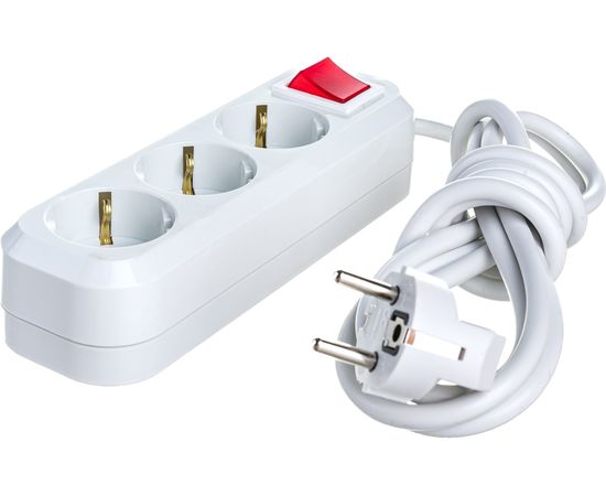 Удлинитель с заземлением и выключателем 3х2 м Makel Mgp 212 – изображение 2