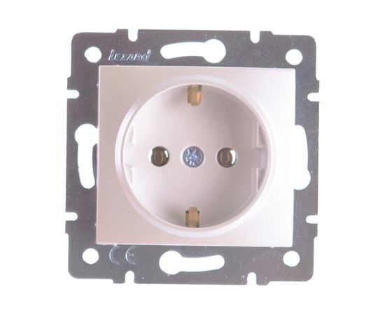 Розетка LEZARD KARINA с/ з ПБТ жемчужно-белый перламутр 707-3088-122В – изображение 2