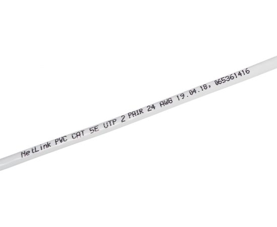 Кабель Netlink NL-CU UTP 2PR 24 AWG CAT5 305м ВНУТРЕННИЙ УТ000001513 – изображение 2