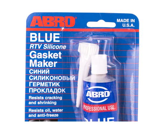 Силиконовый герметик прокладок ABRO синий USA 85г 10-AB-RW – изображение 2