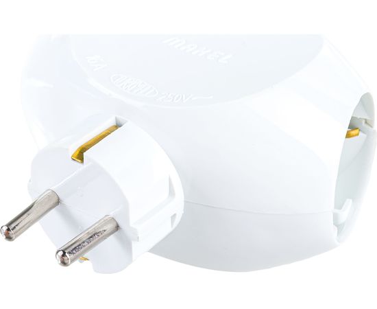 Тройник с заземлением,16А Makel 10015 – изображение 2