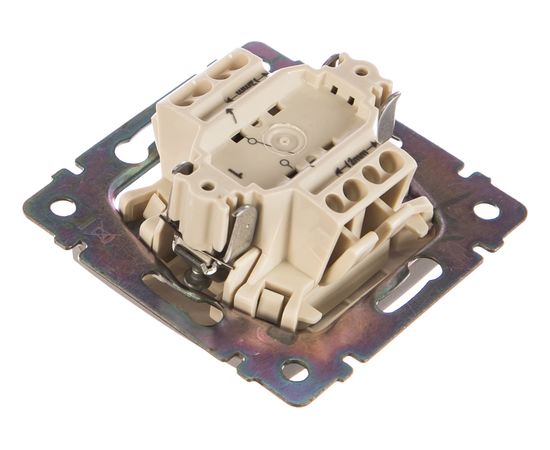 Механизм выключателя Legrand 1-клавишный СП Valena 10 А IP31 алюминий Leg 770101 – изображение 2