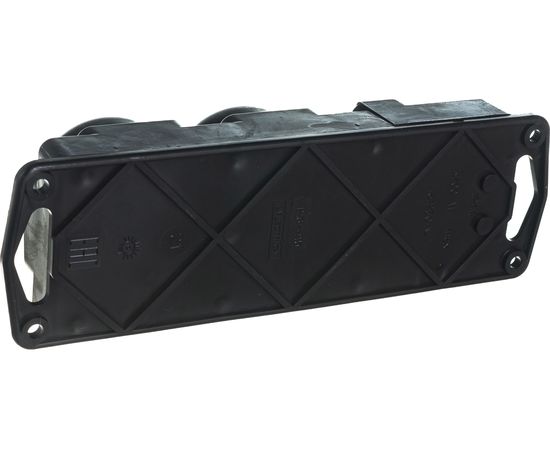 Переносная розетка Bylectrica 2-местная штепсельная с заз.конт. каучук IP44, Р16-415 – изображение 2