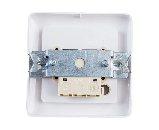 Выключатель Schneider Electric 2-клавишный СП Хит 6А белый SchE ВС56-234-Б VS56-234-B ВС56-234-б – изображение 2