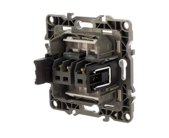 Двойная аудио розетка ЭРА 12-3112-02 IP20, 12, слоновая кость Б0027462 – изображение 2