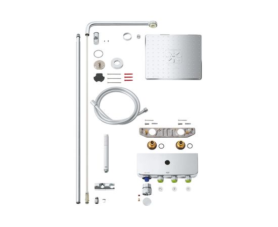 Душевая система с термостатом GROHE Euphoria SmartControl 310 DUO Cube 26508000 – изображение 3