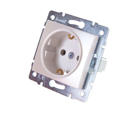 Розетка LEZARD KARINA с/ з ПБТ жемчужно-белый перламутр 707-3088-122В – изображение 3