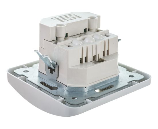 Одинарная розетка IN HOME CLASSICO с двумя USB белая 2147 4690612035260 – изображение 3