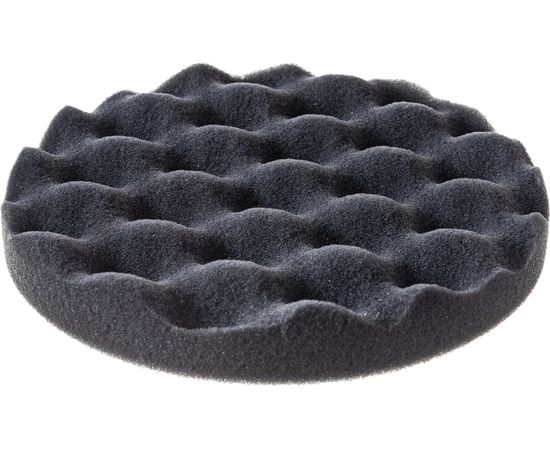 Круг полировальный рифленый на липучке черный мягкий (150x25 мм) Chamaeleon 49400 – изображение 3