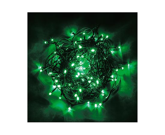 Гирлянда FERON 230V 100 LED зеленый, IP20, шнур 1.5м CL05 32306 – изображение 3