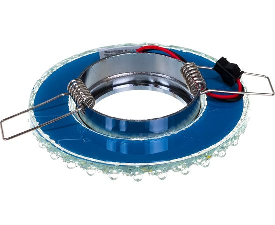 Светильник ЭРА DK LD2 SL/WH декор c белой светодиодной подсветкой, прозрачный Б0019197 – изображение 3