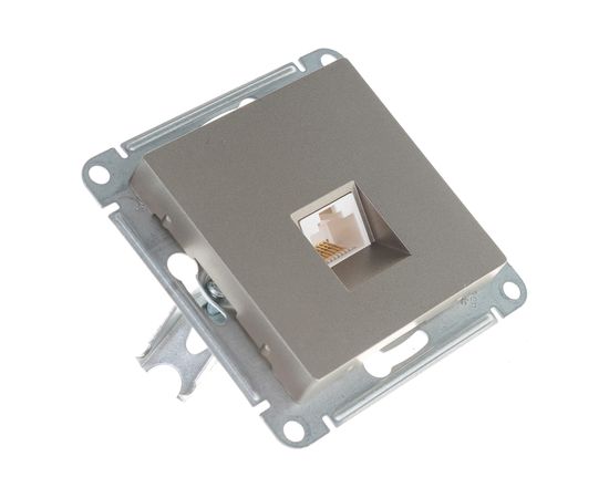 Механизм компьютерной розетки Schneider Electric ATLAS DESIGN RJ45 шампань ATN000583 1240340 – изображение 3