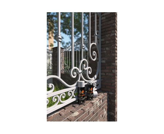 Аэрозольная грунт-эмаль Monarca по ржавчине RAL7035 Светло-Серый 87035 – изображение 3