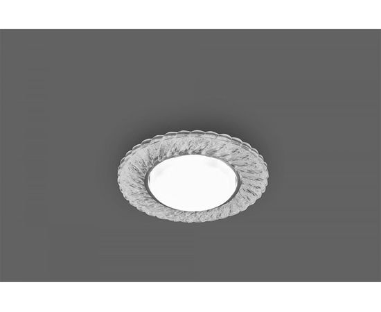 Светильник с подсветкой FERON 20LED 2835 4000K, 15W GX53, без лампы, прозрачный, хром, CD4021 29474 – изображение 3