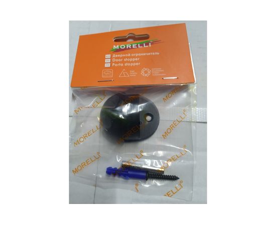 Дверной ограничитель MORELLI DS1 BL цвет - черный 9012836 – изображение 3
