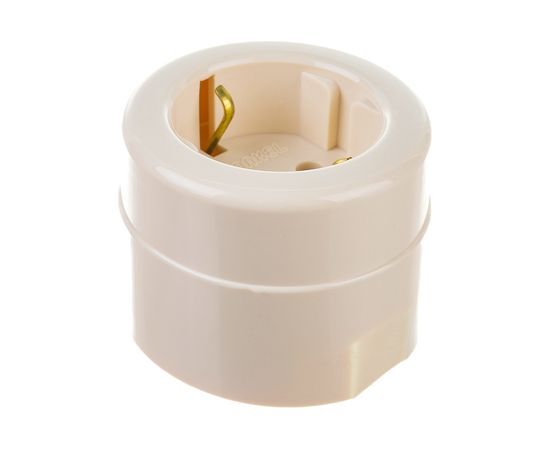 Розетка круглая накладная с заземлением Makel 16011 – изображение 4