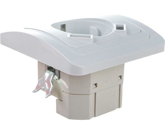 Одинарная розетка IN HOME CLASSICO с двумя USB белая 2147 4690612035260 – изображение 4