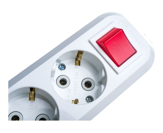 Удлинитель с заземлением и выключателем 3х2 м Makel Mgp 212 – изображение 4