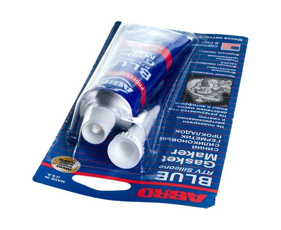 Силиконовый герметик прокладок ABRO синий USA 85г 10-AB-RW – изображение 4