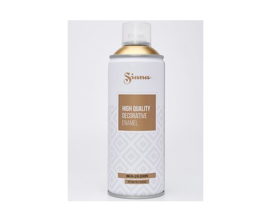 Аэрозольная эмаль Siana High Quality зеркальное золото SNM001 – изображение 4