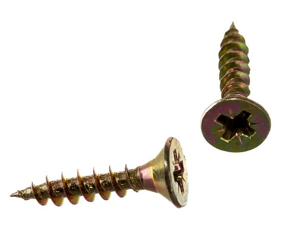 Универсальный саморез по дереву КрепСтройГрупп 4х20 желтый цинк, 500 шт. 145431 – изображение 5