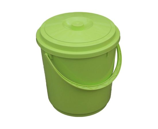 Пластиковое ведро с крышкой и ручкой Протэкт 14 л, 29.5 см ПВ-14 – изображение 5