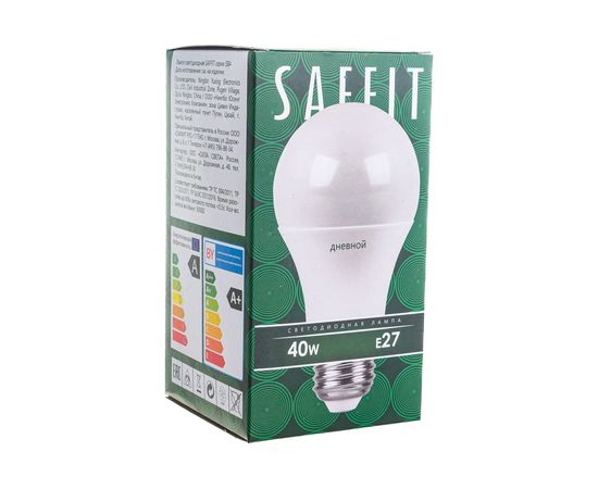 Светодиодная лампа SAFFIT SBA8040 Шар E27 40W 6400K 55202 – изображение 7