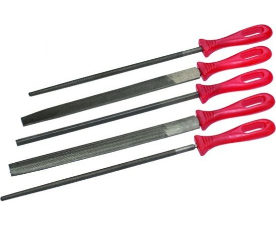 Набор напильников по металлу, 5 предметов Hobbi 40-1-005 