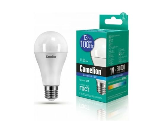 Светодиодная лампа Camelion LED13-A60/865/E27 13Вт 220В 12652 