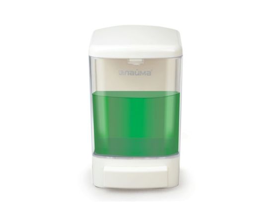 Диспенсер для жидкого мыла ЛАЙМА наливной, 1 л, ABS-пластик, белый, 601794 