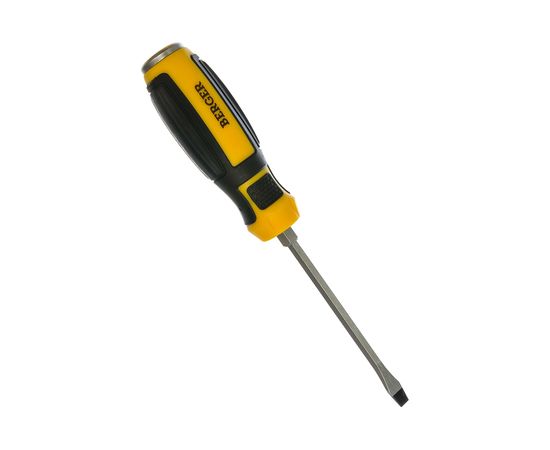Ударная шлицевая отвертка с шестигранником SL5.5*100мм Berger BG BG1034 