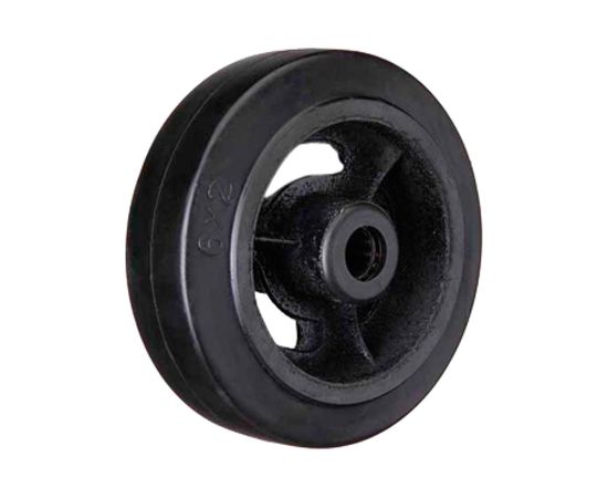 Большегрузное чугунное колесо без крепления D 63 (150 мм; 230 кг) А5 1000084 