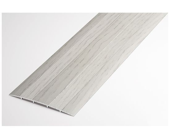 Порог прямой алюминиевый декоративный (78 мм, 1,8 м, Дуб арктик) ЛУКА УТ000002492 