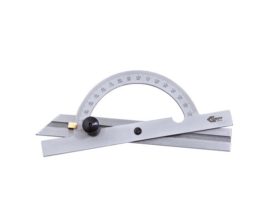 Угломер-транспортир GRIFF 0-180, d=150мм, L=300мм D143010 