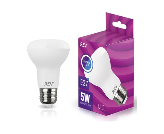 Светодиодная лампа LED R63 E27 5Вт 4000K REV 32335 8 