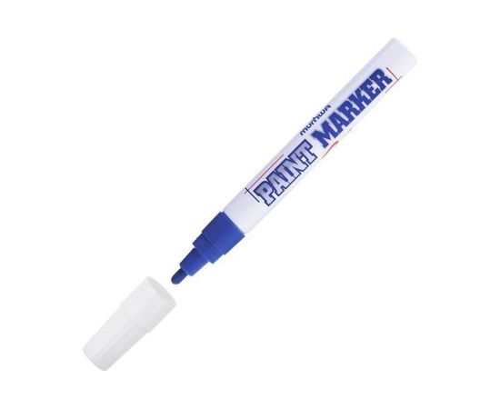 Маркер-краска MunHwa PAINT MARKER, синяя 4 мм PM02 12/576/14400 Б0048232 