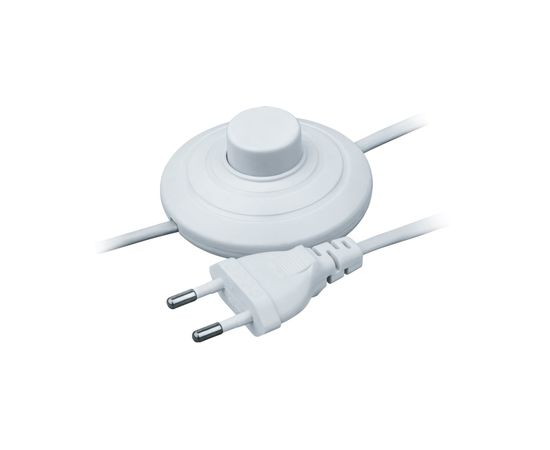 Шнур Navigator, NPS-FS01-170-2x0.5-WH, 1.7м, с выключателем, белый 61600 