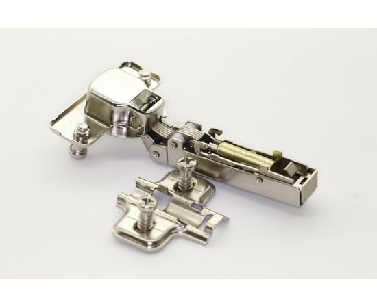 Мебельная накладная петля с доводчиком Brante 35 мм, с 4-мя евровинтами 450235 – изображение 2