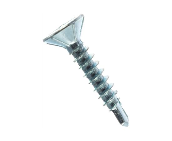 Оконный саморез Госкреп белые, сверло, 3.9х19 мм, 500 шт., пластиковый контейнер, 280 мл 1-0021670 – изображение 2