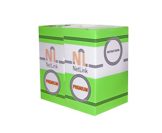 Кабель Netlink NL-CU UTP 4PR PREMIUM 24 AWG CAT5e 305м ВНУТРЕННИЙ БЕЛЫЙ УТ000000254 – изображение 2