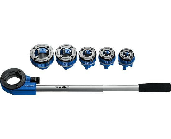 Набор клуппов ЗУБР Профессионал №5 с трещоткой 28270-H5_z01 – изображение 2