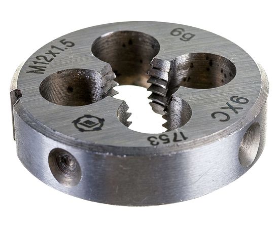 Плашка М 12 х1.5 9ХС ТМ Туламаш 57893 – изображение 2