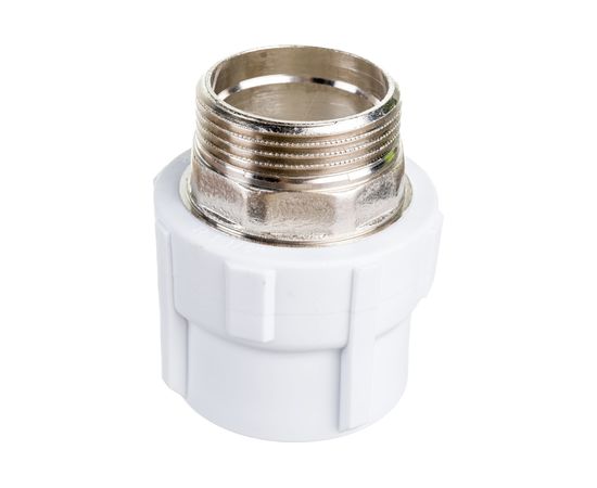 Комбинированная муфта Политэк наруж. резьба ПП 40x1 1/4 9000040114 – изображение 2