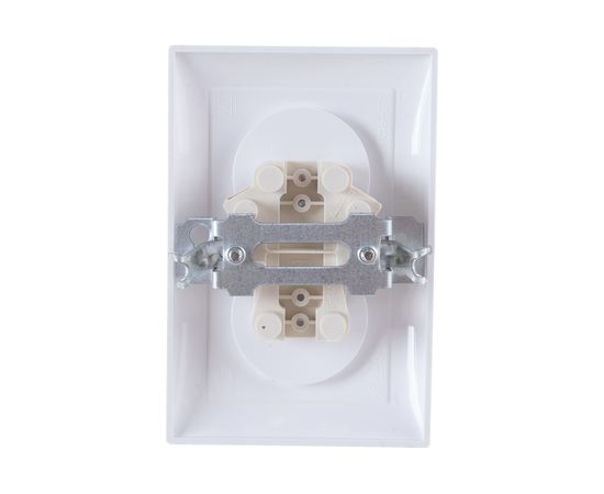 Розетка Кунцево-Электро СЕЛЕНА скрытой установки, двухместная РС16-371 8115 – изображение 3