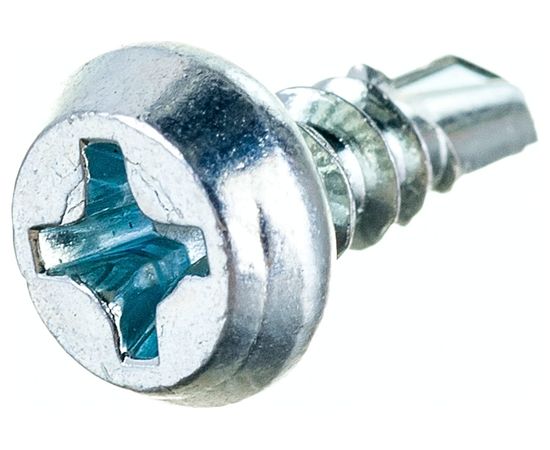 Саморез Госкреп ШСММ 3,5х9,5 покрытие - цинк, сверло, 50 шт 1-0021220 – изображение 3