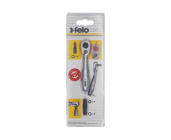 Трещотка 60 зубьев 1/4" Felo 05763501 – изображение 3