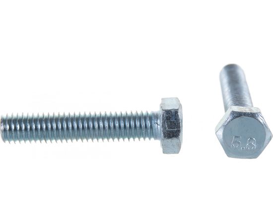 Болт с ШГ и полной резьбой ЕВРОПАРТНЕР DIN933 Zn 5х25 20шт. 2 0316 1 – изображение 3