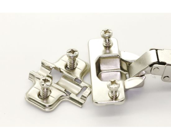 Мебельная накладная петля с доводчиком Brante 35 мм, с 4-мя евровинтами 450235 – изображение 3