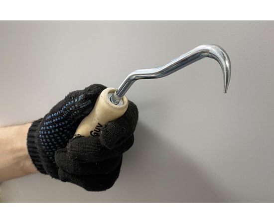 Крючок для вязки арматуры LUCKY Guy 210 мм, с деревянной ручкой 021 001 210 L – изображение 3