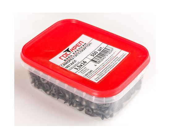 Саморез Госкреп ШСГМ 3,5х16 500 шт 1-0013340 – изображение 4